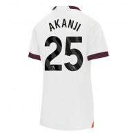Manchester City Manuel Akanji #25 Bortedrakt Dame 2023-24 Kortermet